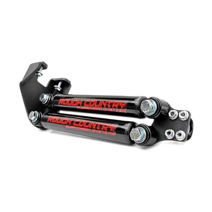 Stabilizator de Direcție Dublu, Rough Country Lift 4-6.5 Inch, Jeep Wrangler 1987 - 1995 - EDK.ro