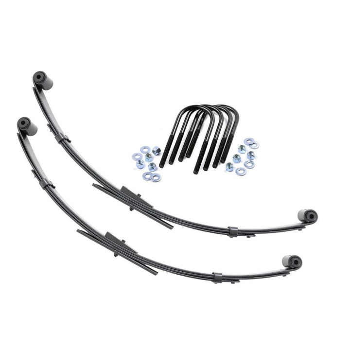 Arcuri Lamelare Spate cu Șuruburi în U, Rough Country Lift 2.5 Inch, Jeep Wrangler 1987 - 1995 - EDK.ro