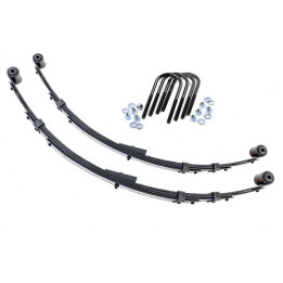 Rear Leaf Springs with U-bolts, Rough Country Lift 4 Inch, Jeep Wrangler 1987 - 1995 - EDK.ro