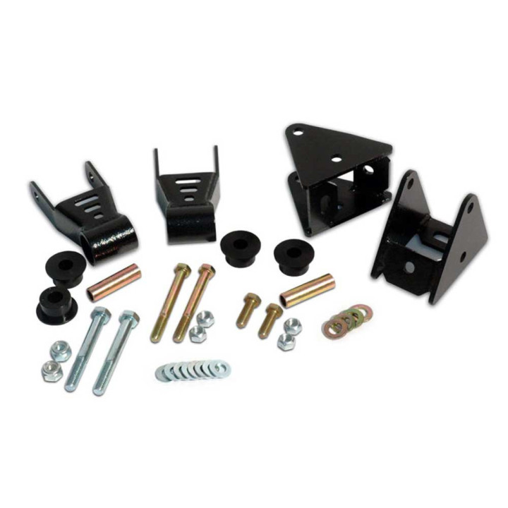 Front Shackle Reversal Kit, Rough Country Lift 0.5 Inch, Jeep Wrangler 1987 - 1995 - EDK.ro
