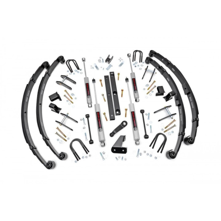 Kit de Ridicare, Rough Country Lift 4.5 Inch, Jeep Wrangler 1987 - 1995 - EDK.ro