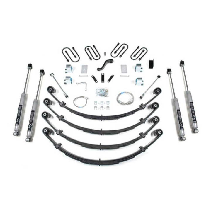 Suspension Lift Kit with Nx2 Shock Absorbers, BDS Suspension Lift 5 Inch, Jeep Wrangler 1987 - 1995 - EDK.ro