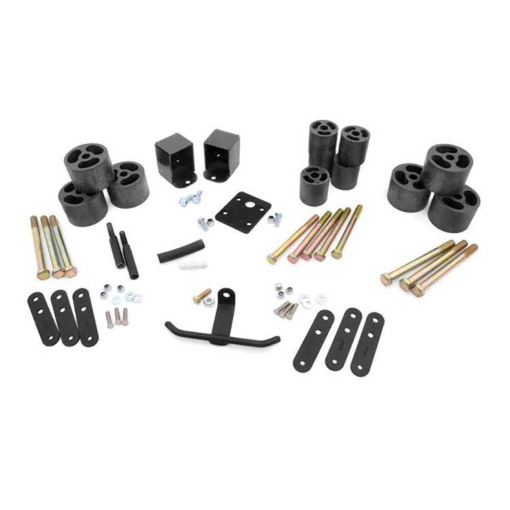 Body Lift, Rough Country Lift 2 Inch, Jeep Wrangler 1987 - 1995 - EDK.ro