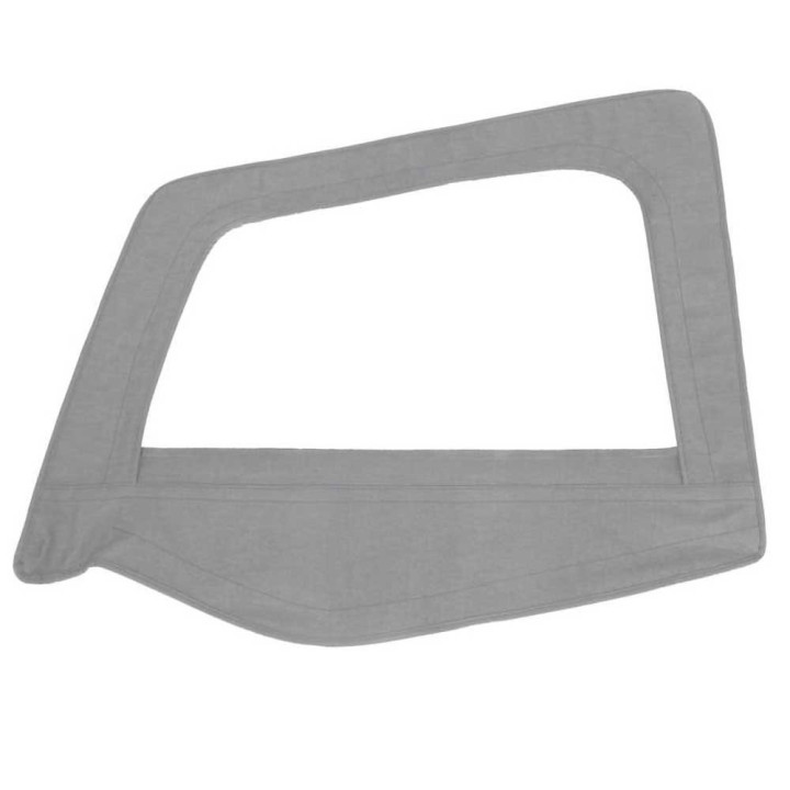 Folie de Ușă cu Ramă și Geam Gri Denim Lateral Șofer, Smittybilt, Jeep Wrangler 1987 - 1995 - EDK.ro