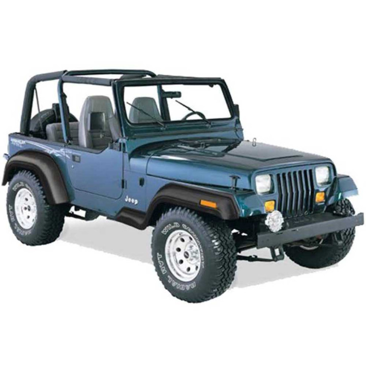 Front and Rear Fender Flares, Husky Liners Extend-A-Flares, Jeep Wrangler 1987 - 1995 - EDK.ro
