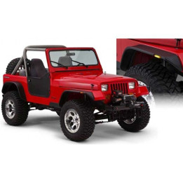 Extensii Aripi Față și Spate, Bushwacker Flat Style, Jeep Wrangler 1987 - 1995 - EDK.ro