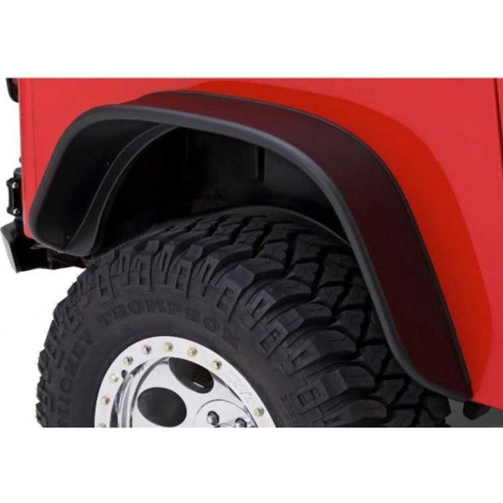 Extensii Aripi Față și Spate, Bushwacker Flat Style, Jeep Wrangler 1987 - 1995 - EDK.ro