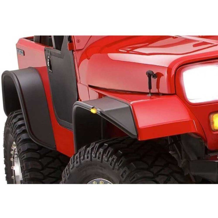 Extensii Aripi Față și Spate, Bushwacker Flat Style, Jeep Wrangler 1987 - 1995 - EDK.ro