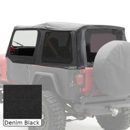 Soft Top Denim Black, Smittybilt, Jeep Wrangler 1987 - 1995 - EDK.ro