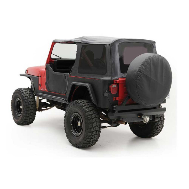 Capac Moale din Denim Negru, Smittybilt, Jeep Wrangler 1987 - 1995 - EDK.ro