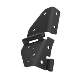 Windshield Hinges Steel Black, Smittybilt, Jeep Wrangler 1987 - 1995 - EDK.ro