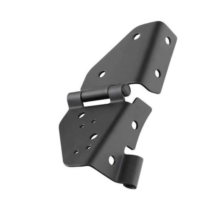 Windshield Hinges Steel Black, Smittybilt, Jeep Wrangler 1987 - 1995 - EDK.ro