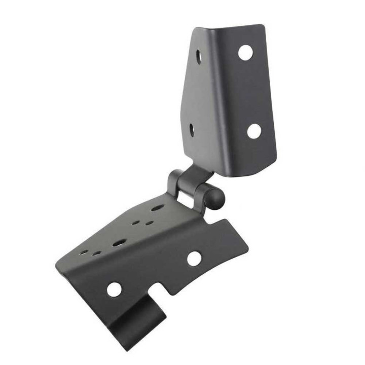 Windshield Hinges Steel Black, Smittybilt, Jeep Wrangler 1987 - 1995 - EDK.ro