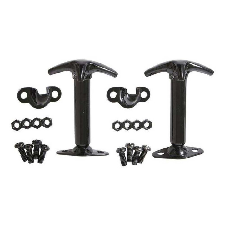Hood Catches Steel Black, Smittybilt, Jeep Wrangler 1987 - 1995 - EDK.ro