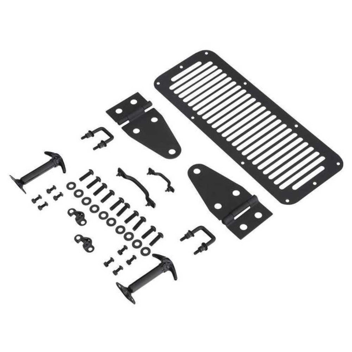 Hood Kit Steel Black, Smittybilt, Jeep Wrangler 1987 - 1995 - EDK.ro