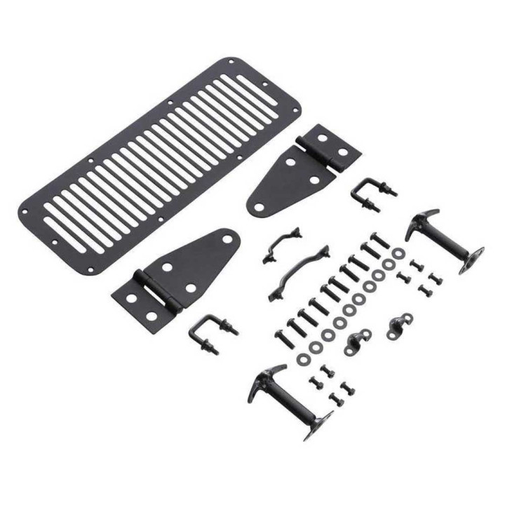 Kit Capotă Oțel Negru, Smittybilt, Jeep Wrangler 1987 - 1995 - EDK.ro