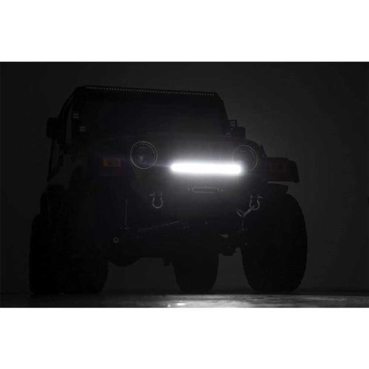 Bullbar Off-Road, Rough Country cu Lumini LED, Jeep Wrangler 1987 - 2006 - EDK.ro