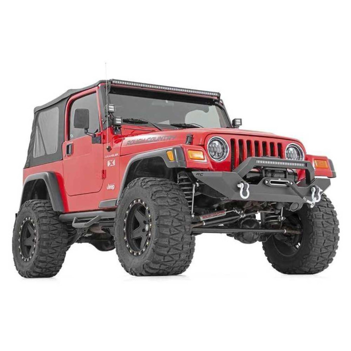 Bullbar Off-Road, Rough Country cu Lumini LED, Jeep Wrangler 1987 - 2006 - EDK.ro