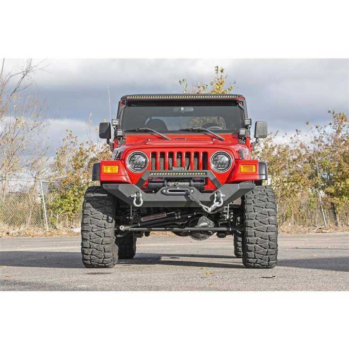 Off-Road Bullbar, Rough Country with LED Lights, Jeep Wrangler 1987 - 2006 - EDK.ro
