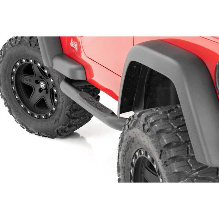 Praguri Laterale, Rough Country Nerf Step, Jeep Wrangler 1987 - 2006 - EDK.ro