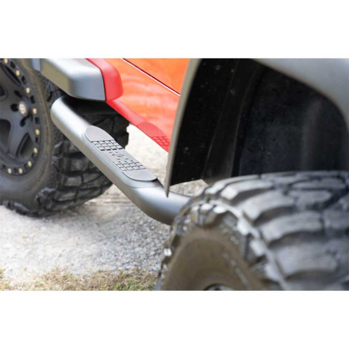 Side Steps, Rough Country Nerf Step, Jeep Wrangler 1987 - 1995 / 1997 - 2006 - EDK.ro