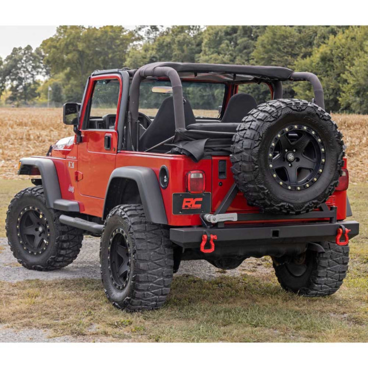 Side Steps, Rough Country Nerf Step, Jeep Wrangler 1987 - 1995 / 1997 - 2006 - EDK.ro