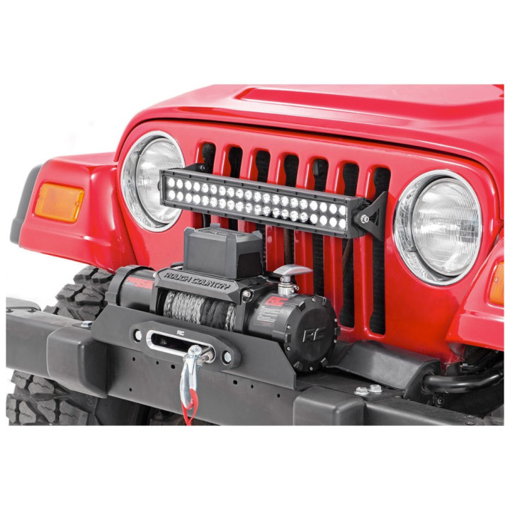 Placă de Montare pentru Troliu, Rough Country, Jeep Wrangler 1987 - 1995, Jeep Wrangler 1997 - 2006 - EDK.ro
