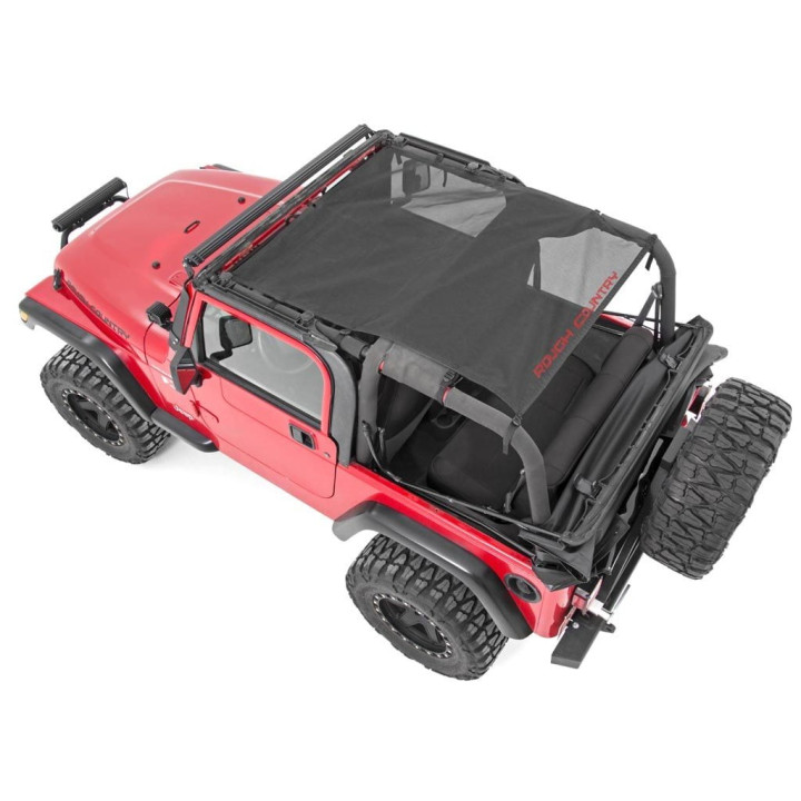 Bikini cu Plasă și Top Moale, Rough Country Top Plus, Jeep Wrangler 1987 - 1995, Jeep Wrangler 1997 - 2006 - EDK.ro