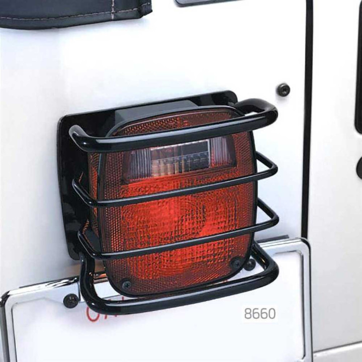 Rear Tail Light Euro Guards Steel, Smittybilt, Jeep Wrangler 1987 - 1995, Jeep Wrangler 1997 - 2006 - EDK.ro