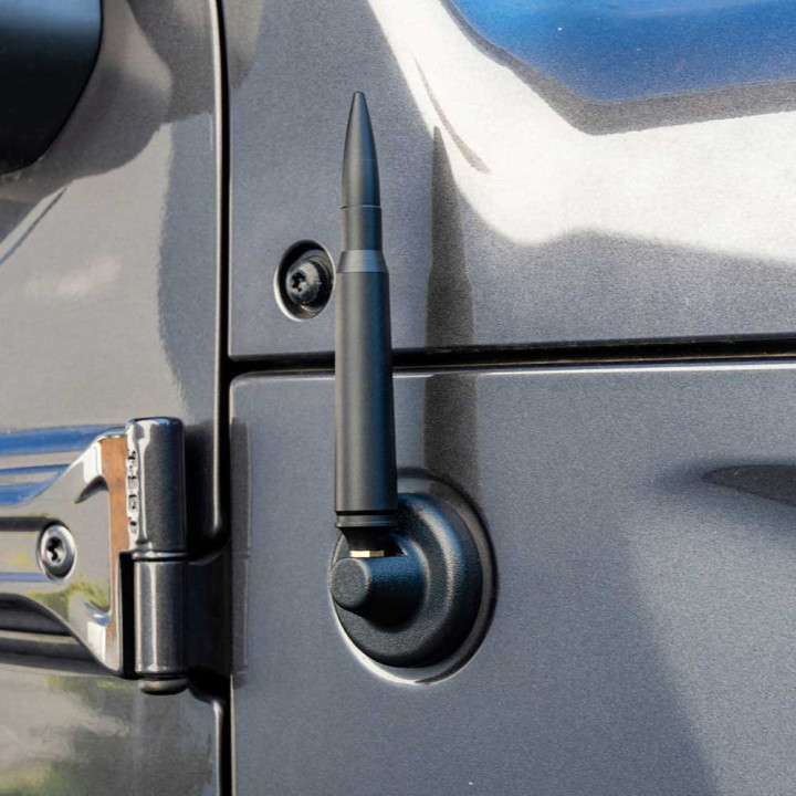 Bullet Antenna Black Type a, OFD, Jeep Wrangler 1987 - 1995, Jeep Wrangler 1997 - Present - EDK.ro