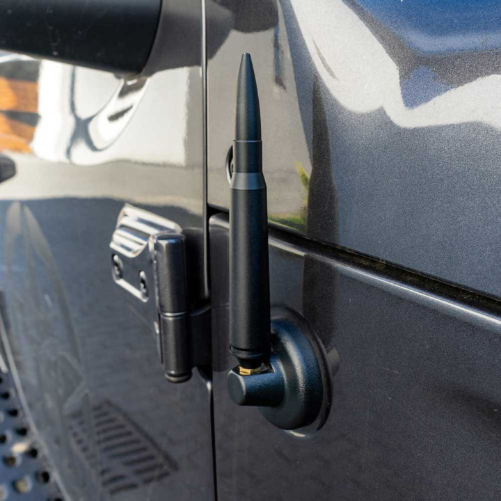 Bullet Antenna Black Type a, OFD, Jeep Wrangler 1987 - 1995, Jeep Wrangler 1997 - Present - EDK.ro