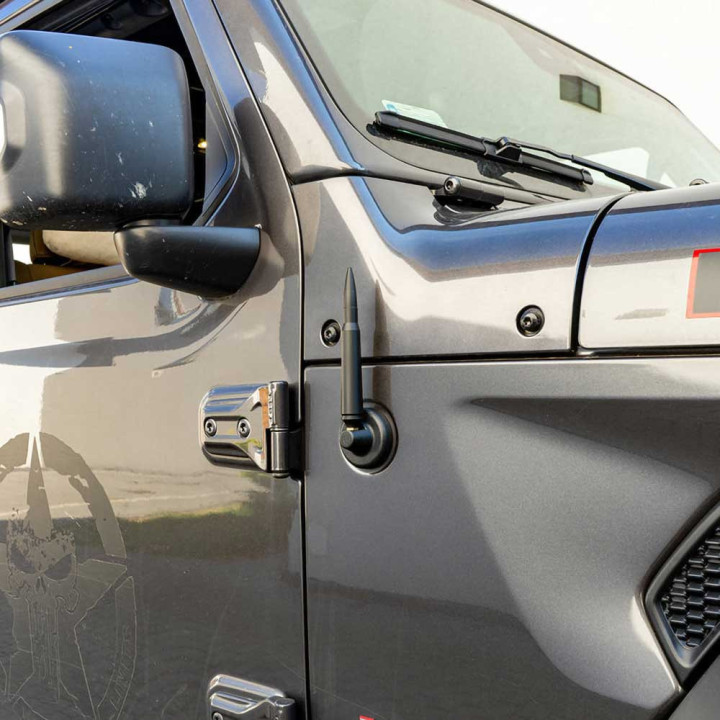 Bullet Antenna Black Type a, OFD, Jeep Wrangler 1987 - 1995, Jeep Wrangler 1997 - Present - EDK.ro