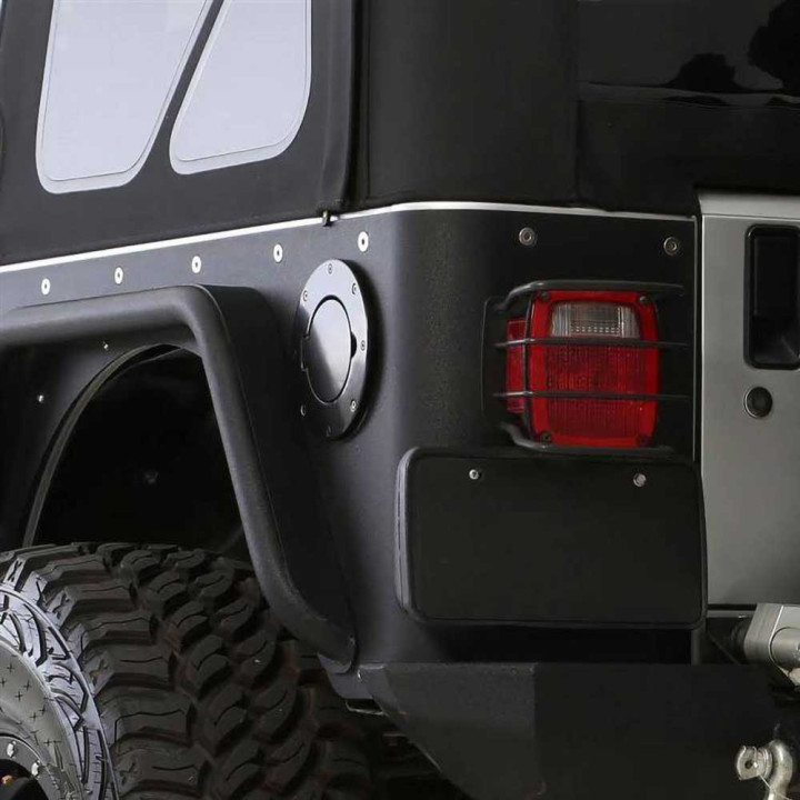 Capac de Gaz din Aluminiu Negru, Smittybilt, Jeep Wrangler 1997 - 2006 - EDK.ro