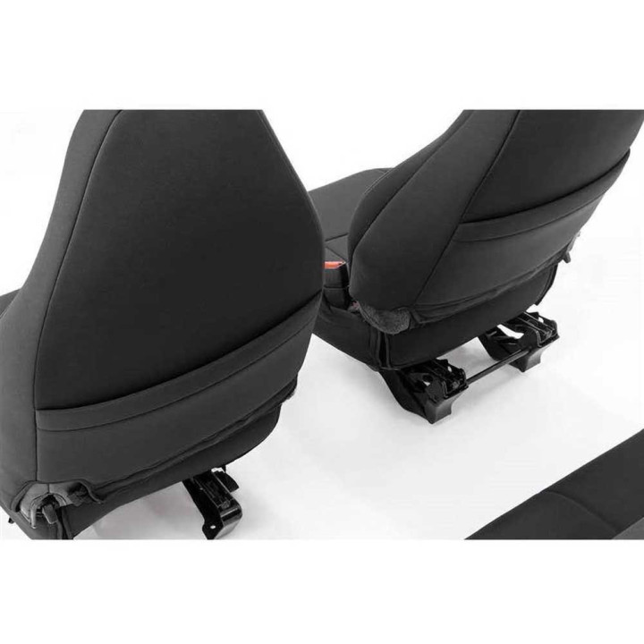 Set Huse Scaun Neopren Negru, Rough Country, Jeep Wrangler 1997 - 2006 - EDK.ro