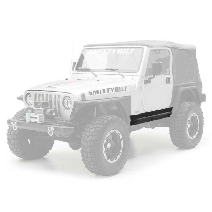 Praguri Laterale, Smittybilt Rock Sliders, Jeep Wrangler 1997 - 2006 - EDK.ro