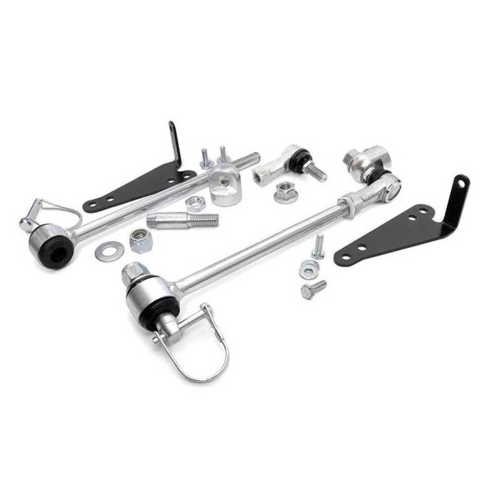 Bielete Bară Antiruliu Față cu Deconectare Rapidă, Rough Country Lift 2.5 Inch, Jeep Wrangler 1997 - 2006 - EDK.ro