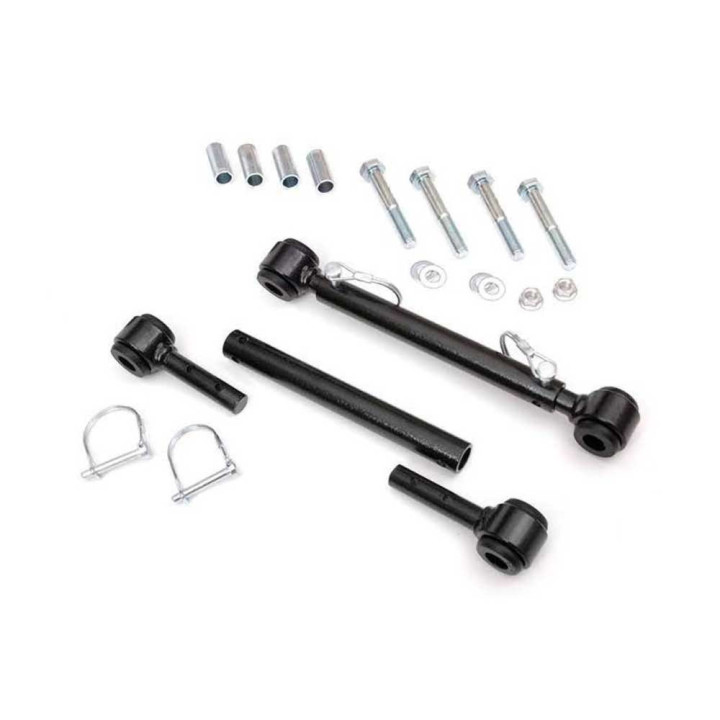 Rear Quick Disconnect Sway Bar Links, Rough Country Lift 4-6 Inch, Jeep Wrangler 1997 - 2006 - EDK.ro