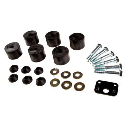 Transfer Case Drop Kit 1-5/8 Inch, Zone Offroad Lift 4 Inch, Jeep Wrangler 1997 - 2006 - EDK.ro