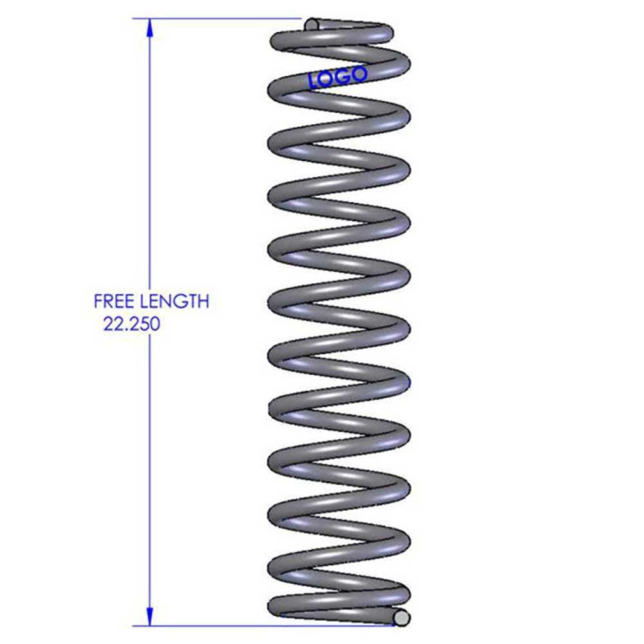 Front Coil Springs, Clayton Off Road Lift 5.5 Inch, Jeep Wrangler 1997 - 2006 - EDK.ro
