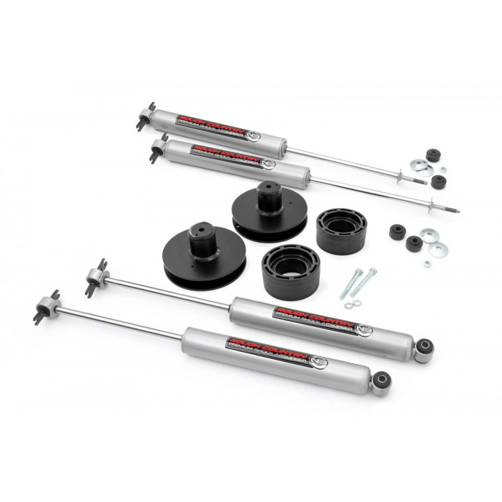 Lift Kit, Rough Country N3 Lift 2 Inch, Jeep Wrangler 1997 - 2006 - EDK.ro