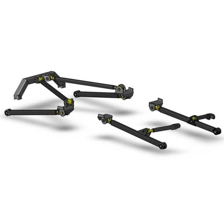 Long Arm Upgrade Kit, Clayton Off Road Lift 4-8 Inch, Jeep Wrangler 1997 - 2006 - EDK.ro