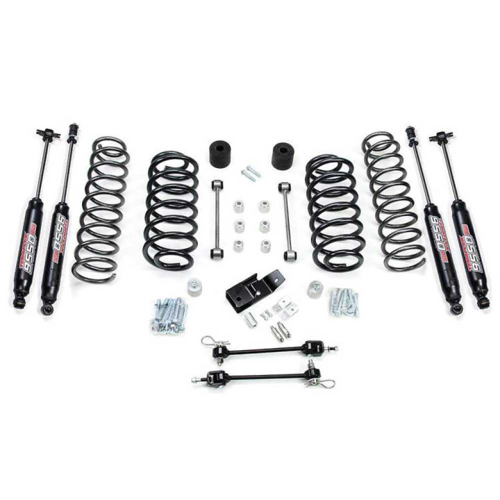 Kit Suspensie de Ridicare cu Amortizoare 9550 Vss, TeraFlex Lift 3 Inch, Jeep Wrangler 1997 - 2006 - EDK.ro