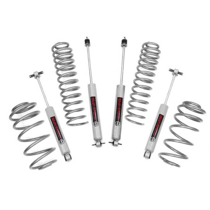 Suspension Lift Kit, Rough Country 6CYL Lift 2.5 Inch, Jeep Wrangler 1997 - 2006 - EDK.ro