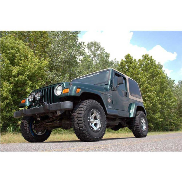 Kit Suspensie de Ridicare, Rough Country 6CYL Lift 2.5 Inch, Jeep Wrangler 1997 - 2006 - EDK.ro