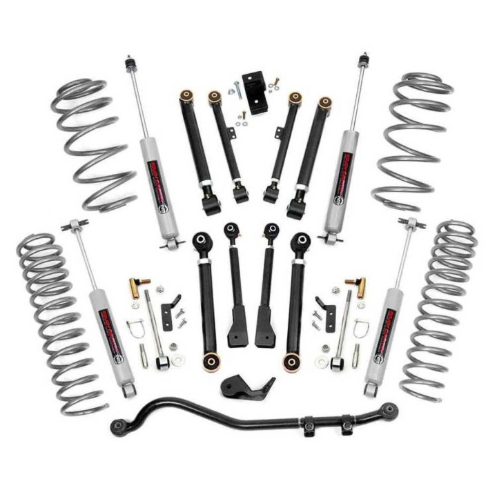 Kit Suspensie de Ridicare, Rough Country 6CYL X-Series Lift 2.5 Inch, Jeep Wrangler 1997 - 2006 - EDK.ro