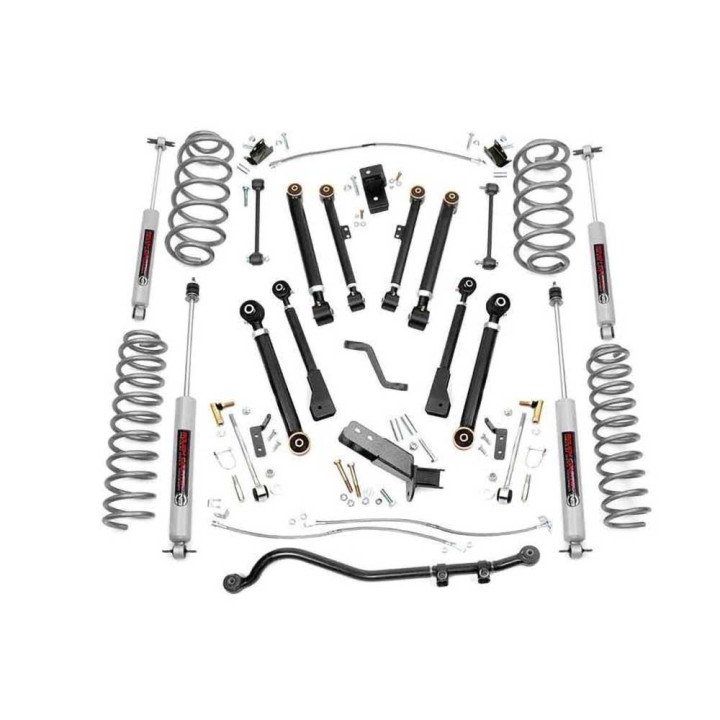 Kit Suspensie de Ridicare X-series, Rough Country Lift 6 Inch, Jeep Wrangler 1997 - 2006 - EDK.ro