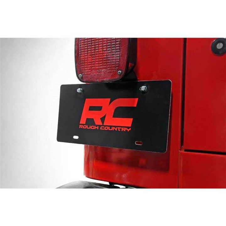 License Plate Adapter, Rough Country, Jeep Wrangler 1997 - 2006 - EDK.ro