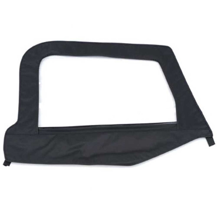 Tapițerie Ușă cu Ramă și Geam Negru Denim Partea Șoferului, Smittybilt, Jeep Wrangler 1997 - 2006 - EDK.ro