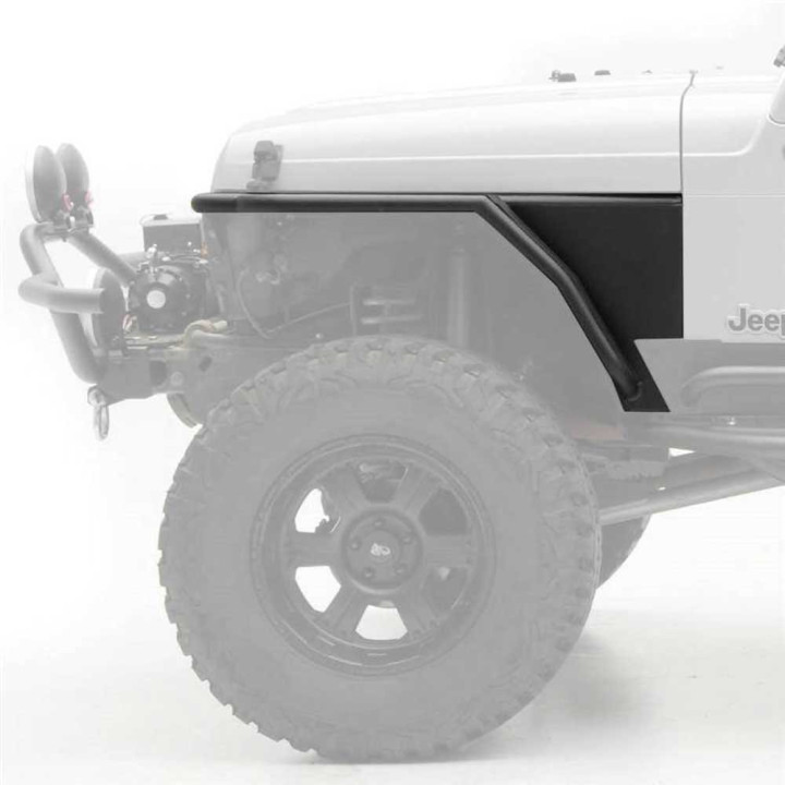 Front Armor Tube Fenders, Smittybilt XRC, Jeep Wrangler 1997 - 2006 - EDK.ro