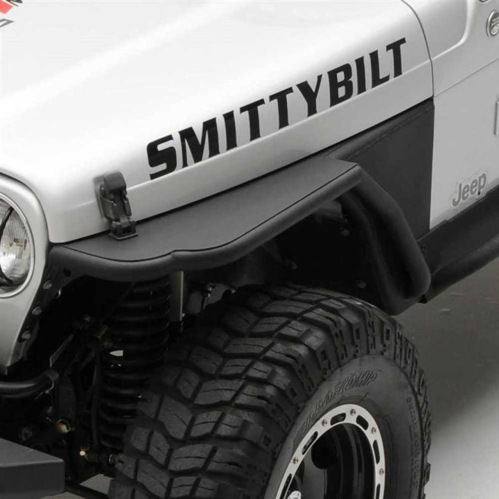 Front Armor Tube Fenders, Smittybilt XRC, Jeep Wrangler 1997 - 2006 - EDK.ro